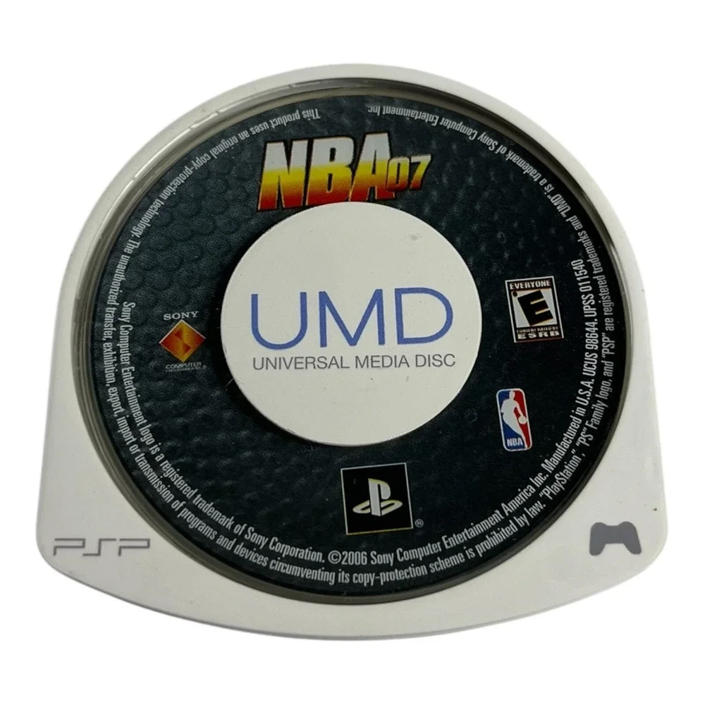 Sony PSP Game Bundle Lot Mercury Meltdown ATV Offroad NBA 07 Tested Disc Only